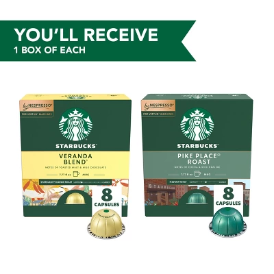 Starbucks Vertuo Line Medium Roast Dual Pack Coffee - 7.04oz/16ct 5 Starbucks Vertuo Line Medium Roast Dual Pack Coffee - 7.04oz/16ct - Image 3