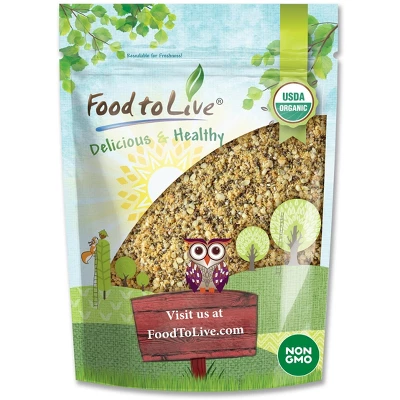Organic FiberFull Flax, Hemp And Chia Seeds Blend - By Food To Live 10 Organic FiberFull Flax, Hemp And Chia Seeds Blend - By Food To Live - Image 8
