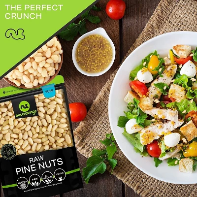 Premium Pine Nuts All Natural, Kosher, Vegan, Raw Pignolias By Nut Cravings 9 Premium Pine Nuts All Natural, Kosher, Vegan, Raw Pignolias By Nut Cravings - Image 7