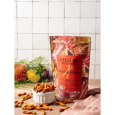 Stellar Snacks Sweet & Sparky Pretzel Braid - 12oz 4 Stellar Snacks Sweet & Sparky Pretzel Braid - 12oz - Image 2
