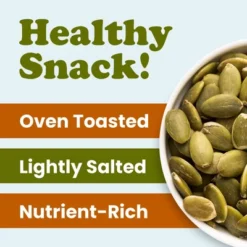 Organic Dry Roasted Pumpkin Seeds With Himalayan Salt - Non-GMO Kernels, Pepitas, Kosher, Vegan, No Shell -Grocery Sales GUEST c7da3a19 4131 483e ad55 a98c5c20153e
