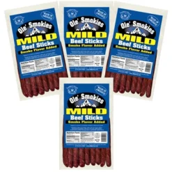 Buffalo Bills 7oz Mild Ole Smokies (Beef Sticks) - Four 7oz Packs -Grocery Sales GUEST c8078b39 bea1 421f a626 7fcd3b58b265