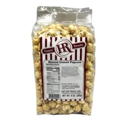 HR Poppin' Snacks 8 Oz Almond Crunch Popcorn - Pack Of 2