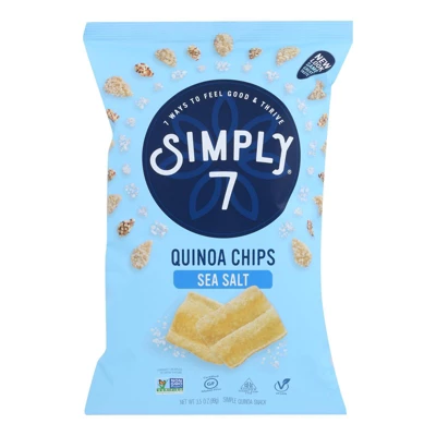 Simply 7 - Chips Quinoa Sea Salt - Case Of 8 - 3.5 Oz 4 Simply 7 - Chips Quinoa Sea Salt - Case Of 8 - 3.5 Oz - Image 2