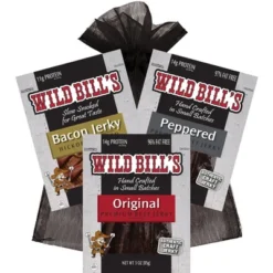Wild Bill's 3-Piece Jerky Sampler (One 3oz Pack Of Original Hickory, Black Peppered And Bacon) -Grocery Sales GUEST ca57f98c 4abd 4614 8654 e8ff9fcec66e