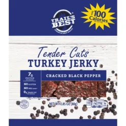 Trail's Best 2.85oz Cracked Black Pepper Turkey Jerky - 3 Packs 11 Trail's Best 2.85oz Cracked Black Pepper Turkey Jerky - 3 Packs -Grocery Sales GUEST cb00382e b19a 48e2 90d6 69ab400fa6c6