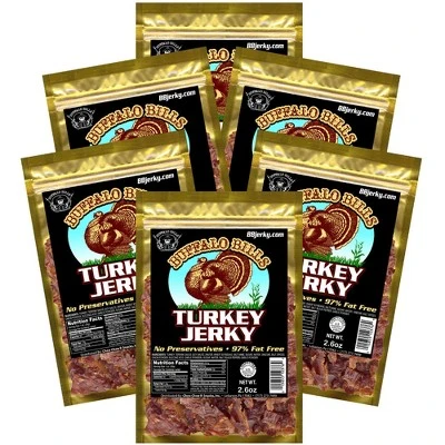 Buffalo Bills 2.6oz Turkey Jerky - Six 2.6oz Packs 6 Buffalo Bills 2.6oz Turkey Jerky - Six 2.6oz Packs - Image 4