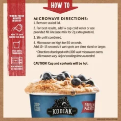 Kodiak Cakes Protein-Packed Single-Serve Muffin Cup Blueberry - 2.29oz -Grocery Sales GUEST d358ee87 b399 465d a93a 4cbeee266dc7