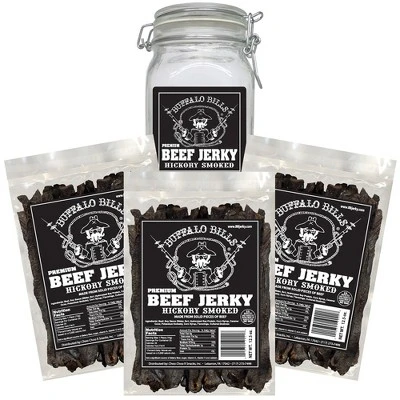 Buffalo Bills Hickory Smoked Beef Jerky 3 Bag Starter Kit (3 Bags And 1 Jar) 8 Buffalo Bills Hickory Smoked Beef Jerky 3 Bag Starter Kit (3 Bags And 1 Jar) - Image 6