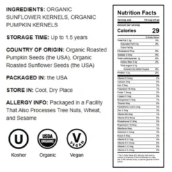 Organic Dry Roasted Sunflower And Pumpkin Seed Mix - By Food To Live 13 Organic Dry Roasted Sunflower And Pumpkin Seed Mix - By Food To Live -Grocery Sales GUEST d7d33afa 531d 4930 9757 a43c83fd947e
