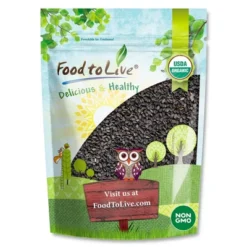 Organic Toasted Black Sesame Seeds – By Food To Live -Grocery Sales GUEST d86ef6b1 6fdd 4cd9 9bfb f5ea82c41590