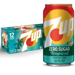 7UP Tropical Zero Sugar Soda - 12pk/12 Fl Oz Cans -Grocery Sales GUEST daac1596 64ae 474b 877d fc5baa97c6bf