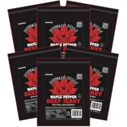 Buffalo Bills 2.6oz Premium Maple Pepper Beef Jerky Packs (six 2.6oz Beef Jerky Packs) -Grocery Sales GUEST dbed13bd 0c86 483b 9ac4 063730756ae3