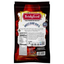 Bridgford Sweet Baby Ray’s Beef Jerky Honey BBQ 10 Oz - Ready To Eat High Protein Jerky For Midday Energy Boost Or A Post Workout Snack