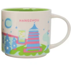 Starbucks You Are Here Series Hangzhou Ceramic Mug, 14 Oz -Grocery Sales GUEST e3cf69a8 4718 4091 adfb aa5dd786de64