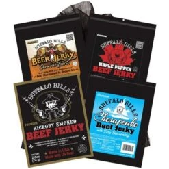 Buffalo Bills 4-Piece Premium Beef Jerky Sampler (4 Assorted 2.6oz Beef Jerky Packs) -Grocery Sales GUEST e40324ab 49cd 4947 9da2 3f31a62308d0