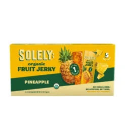 Solely Pineapple Fruit Snack Jerky - 4.1oz/5ct