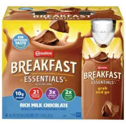 Carnation Breakfast Essentials Ready To Drink Rich Milk Chocolate - 6ct/48 Fl Oz -Grocery Sales GUEST e4ed989d 55a6 402f a21a c16be666a6d3