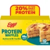 Eggo Protein Frozen Waffles Buttermilk Vanilla - 12.3oz/10ct