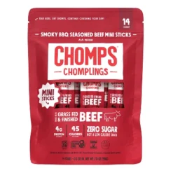 Chomps Snack Sticks Smoky BBQ Seasoned Beef Mini Sticks - 7oz/14ct -Grocery Sales GUEST e6a30dce c3d9 4477 a798 e8eea295e3c4