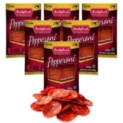 Bridgford Sliced Pepperoni 5 Oz - Ready-to-Eat Pepperoni Slices For Pizza And Sandwiches With Zero Carb Ideal For Your Keto Diets -Grocery Sales GUEST e80f50db 67a4 4b30 a735 dde0c4dee34c
