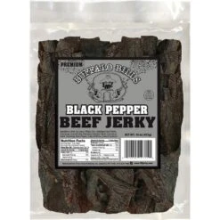 Buffalo Bills 16oz Premium Black Pepper Beef Jerky Pieces (black Pepper Jerky In Random Size Pieces) -Grocery Sales GUEST ea2255cf 9cb8 43d1 a234 abcdec9e87b5