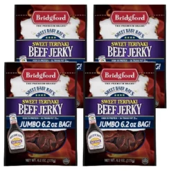 Bridgford Sweet Baby Ray’s Beef Jerky Sweet Teriyaki 6.2 Oz - High Protein Beef Jerky Teriyaki For On The Go Snacking And Busy Lifestyles -Grocery Sales GUEST ea8573f5 020a 4a4f 8dcd 3ab920f59ae3