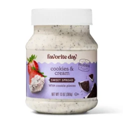 Cookies And Cream Sweet Spread With Cookie Pieces - 13oz - Favorite Day™ 9 Cookies And Cream Sweet Spread With Cookie Pieces - 13oz - Favorite Day™ -Grocery Sales GUEST eb858b47 3865 4041 be71 4cd8123321ce