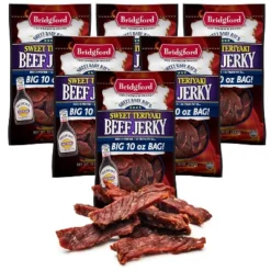 Bridgford Sweet Baby Ray’s Beef Jerky Sweet Teriyaki 10 Oz - High Protein Beef Jerky Teriyaki For On The Go Snacking And Busy Lifestyles -Grocery Sales GUEST ebc2f513 47a6 47fd 841d 3b9f29878c6e