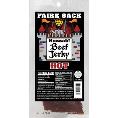 Buffalo Bills Hot 5oz Faire Sack Beef Jerky (4 Packs Hot Beef Jerky) 3 Buffalo Bills Hot 5oz Faire Sack Beef Jerky (4 Packs Hot Beef Jerky)