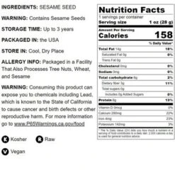 Unhulled Sesame Seeds - By Food To Live -Grocery Sales GUEST ee0544e9 79a4 43b3 89fa cde767176d54