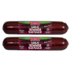 Bridgford Garlic Summer Sausage 16 Oz - Gluten-Free High Protein Garlic Infused Ready-to-Eat Summer Sausage For No-Carb Keto Diets 20 Bridgford Garlic Summer Sausage 16 Oz - Gluten-Free High Protein Garlic Infused Ready-to-Eat Summer Sausage For No-Carb Keto Diets -Grocery Sales GUEST f28c02d8 c1d7 406e b01f 0ac503cd0fa0