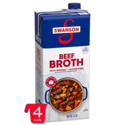 Swanson 100% Natural Gluten Free Beef Broth - 32oz -Grocery Sales GUEST f68cd8b4 591e 4ae2 9fd0 c748184d0400