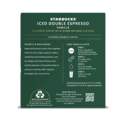Starbucks By Nespresso Vertuo Line Iced Double Espresso Vanilla Flavored Light Roast Coffee Pods -Grocery Sales GUEST f75ececc 7e3e 4245 ad00 348dacfa40e6