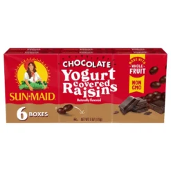 Sun-Maid Chocolate Yogurt Covered Raisins - 1oz / 6ct -Grocery Sales GUEST f93439a9 ef34 4c62 a4a7 e388b860db0c
