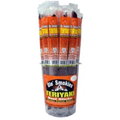 Buffalo Bills 15-ct Teriyaki Ole Smokies (Beef Sticks) - Two 15-ct Tubs