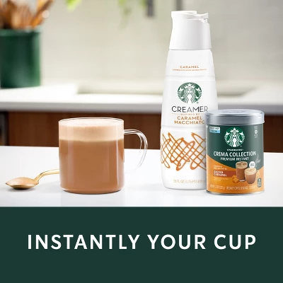 Starbucks Crema Collection Premium Salted Caramel Flavored Instant Coffee - 7.12oz 8 Starbucks Crema Collection Premium Salted Caramel Flavored Instant Coffee - 7.12oz - Image 6