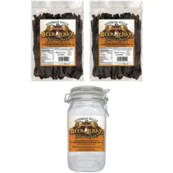 Buffalo Bills Honey Ale Beef Jerky 2 Bag Starter Kit (2 Bags And 1 Jar)