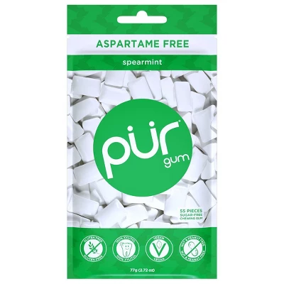 Pur Gum Spearmint Bag - 2.72oz 3 Pur Gum Spearmint Bag - 2.72oz
