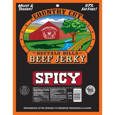 Buffalo Bills 3-Piece Hot & Spicy Country Cut Beef Jerky Sampler (3 Assorted 2.6oz Jerky Packs) 5 Buffalo Bills 3-Piece Hot & Spicy Country Cut Beef Jerky Sampler (3 Assorted 2.6oz Jerky Packs) - Image 3